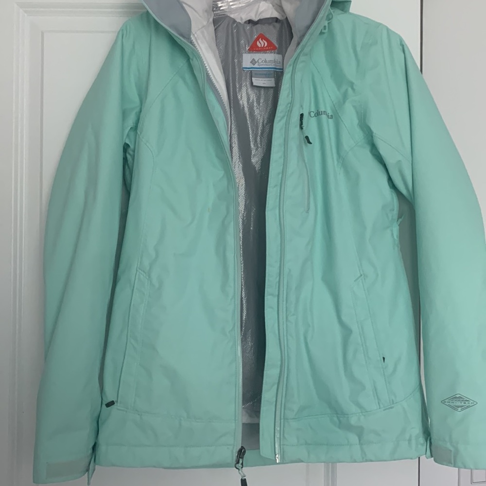 Columbia interchange omni-heat snowboarding jacket